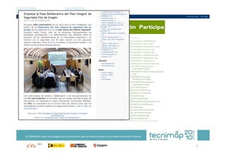 XI JORNADAS sobre Tecnologías de la Información para la Modernización de las Administraciones Públicas


                                                                                                         9
 