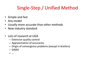 Heat tolerance, real-life genomics and GxE issues
