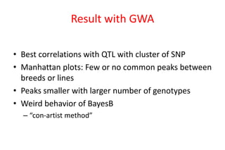 Heat tolerance, real-life genomics and GxE issues