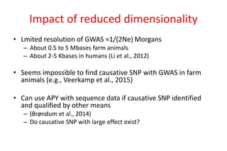 Heat tolerance, real-life genomics and GxE issues