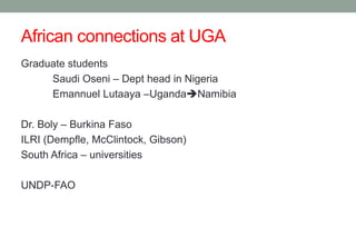 Heat tolerance, real-life genomics and GxE issues