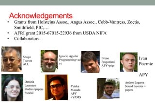 Heat tolerance, real-life genomics and GxE issues