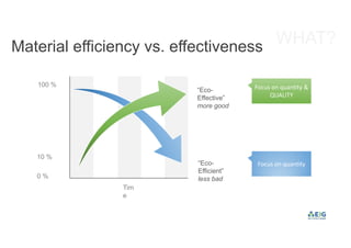 Material Efficiency Example Ecodesign best practices in the Circular Economy | PDF