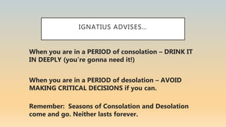 Holy Choices - an Introduction to Ignatian Decision-making | PPTX