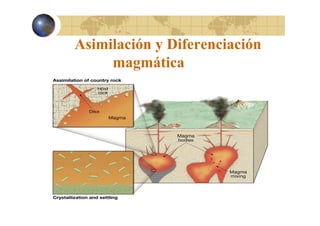 Asimilación y Diferenciación
magmática

 
