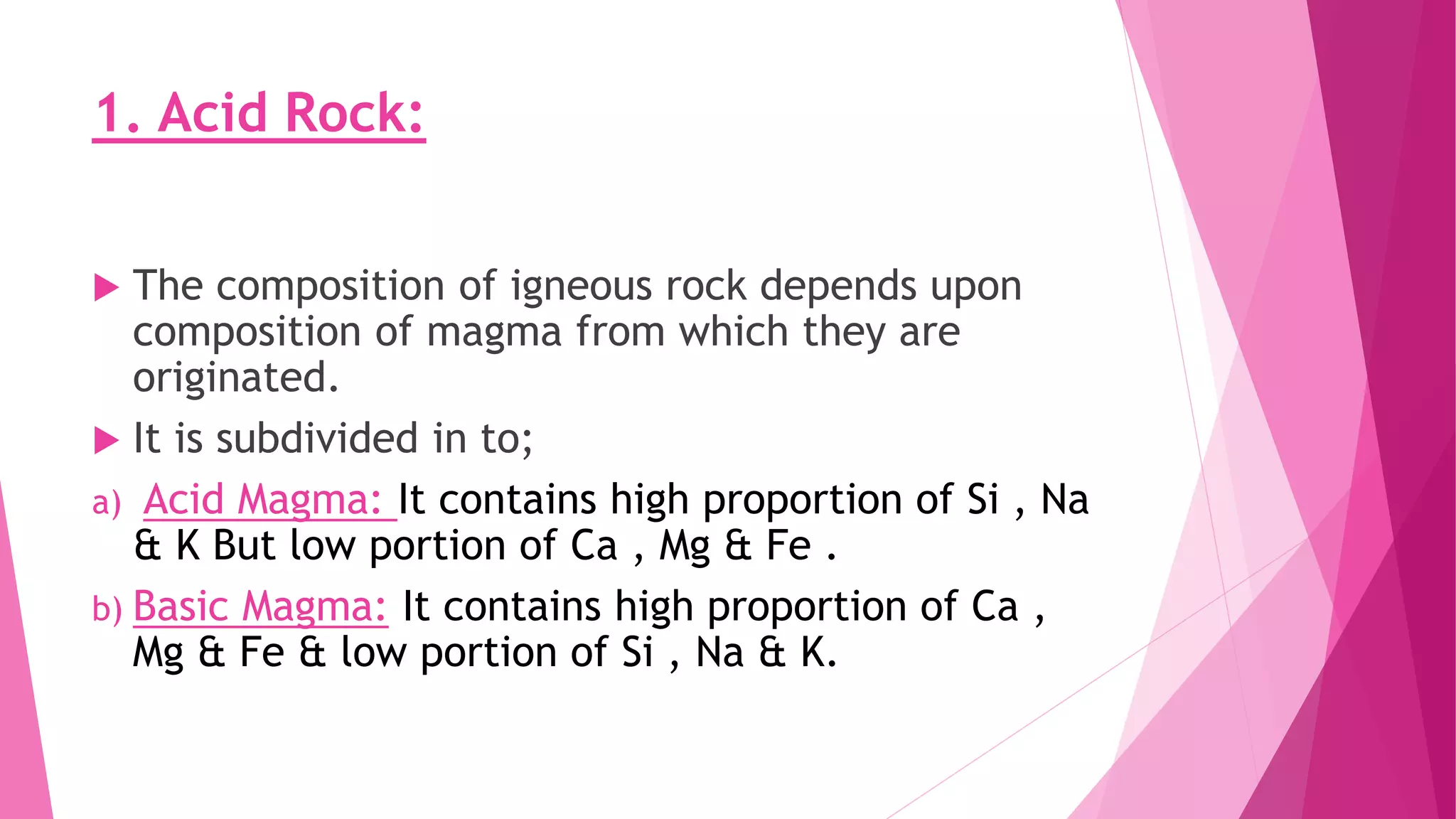 Igneous Rock | PPTX