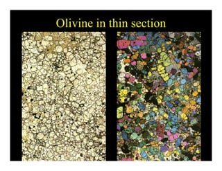 Olivine in thin section
 