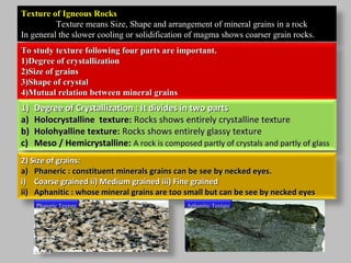 Igneous rock | PPT