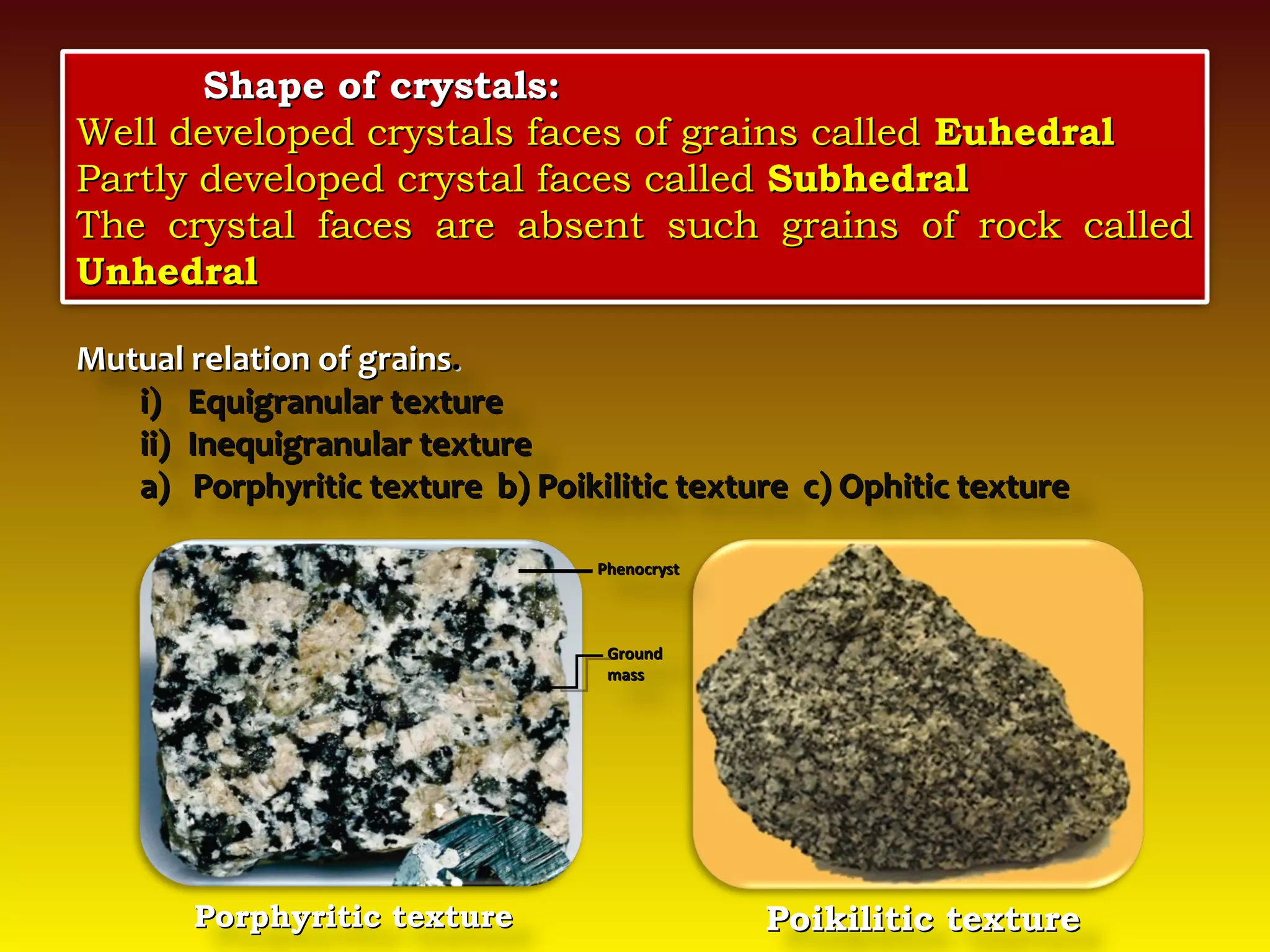 Igneous rock ppt | PPT