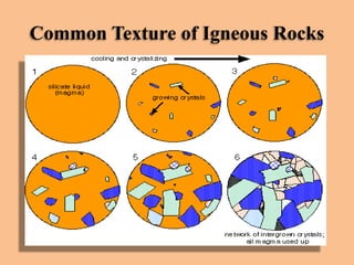 Common Texture of Igneous Rocks

 