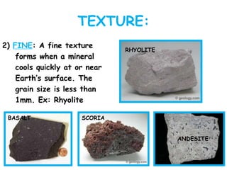 Igneous rocks armetta | PPTX