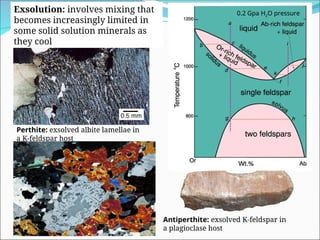 Perthite Texture Types Igneous_Rock_Textures describing igneous texture in microphotographs ...