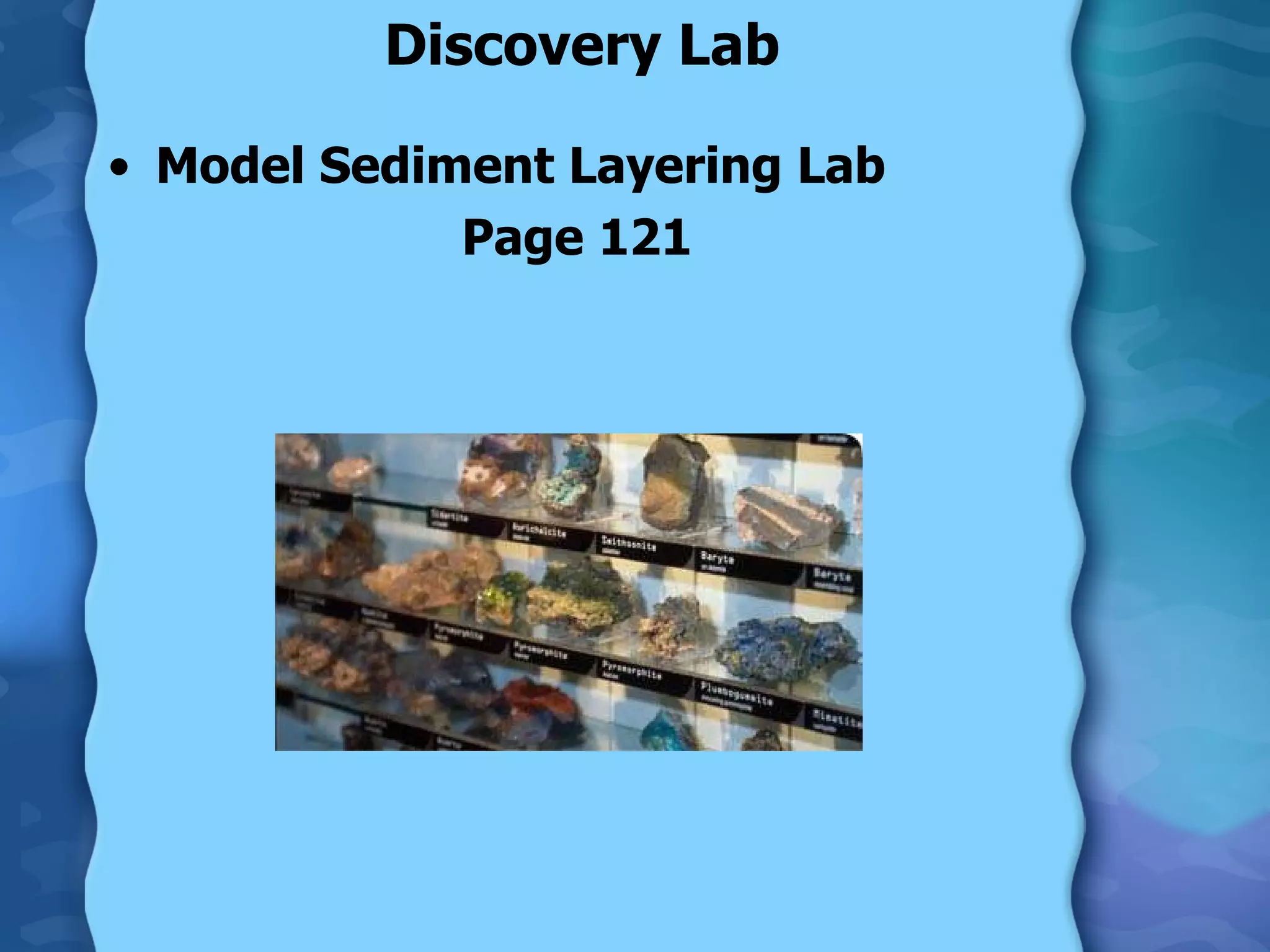 Discovery Lab Model Sediment Layering Lab  Page 121 