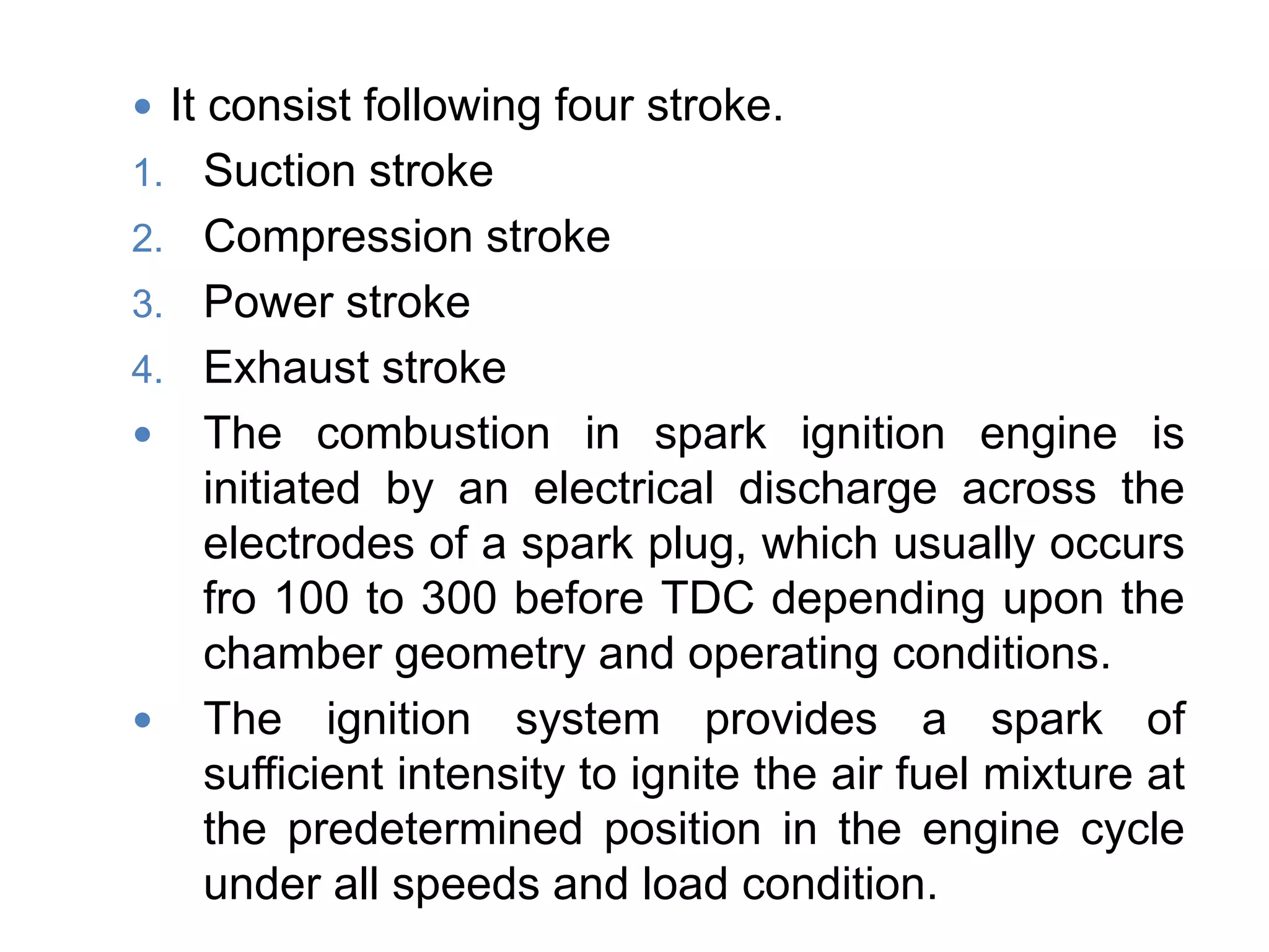 IGNITION SYSTEM OF SI ENGINE