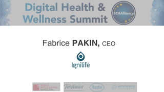 Fabrice PAKIN, CEO
 