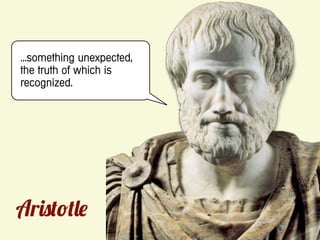 ...something unexpected,
the truth of which is
recognized.




Ar
 