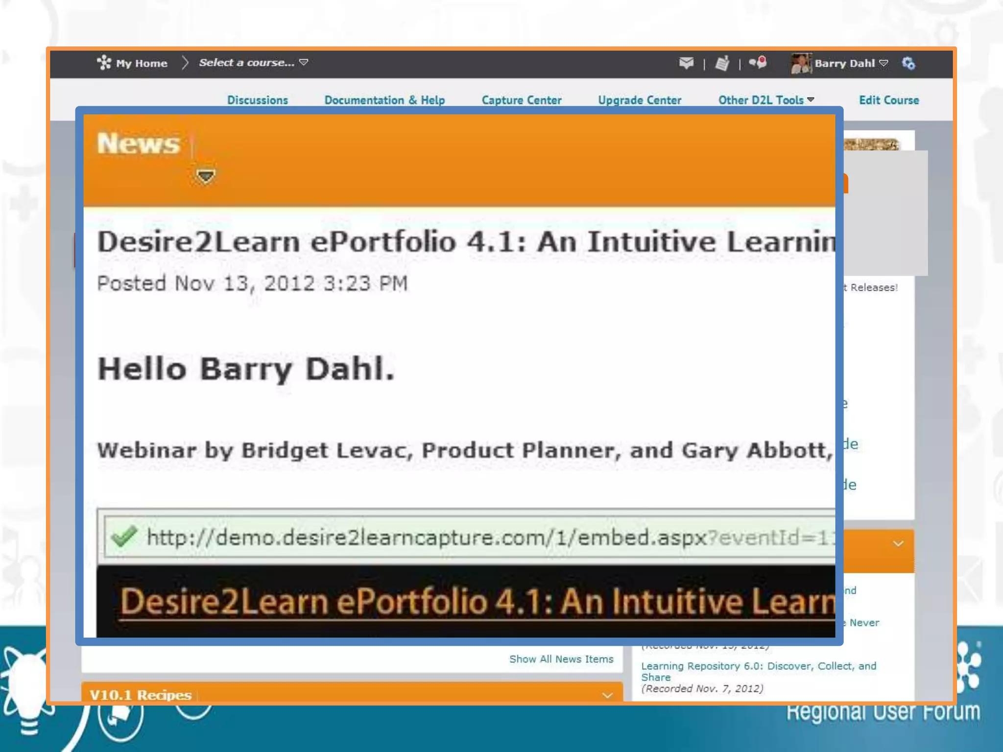 News Item – with
Replace String
 