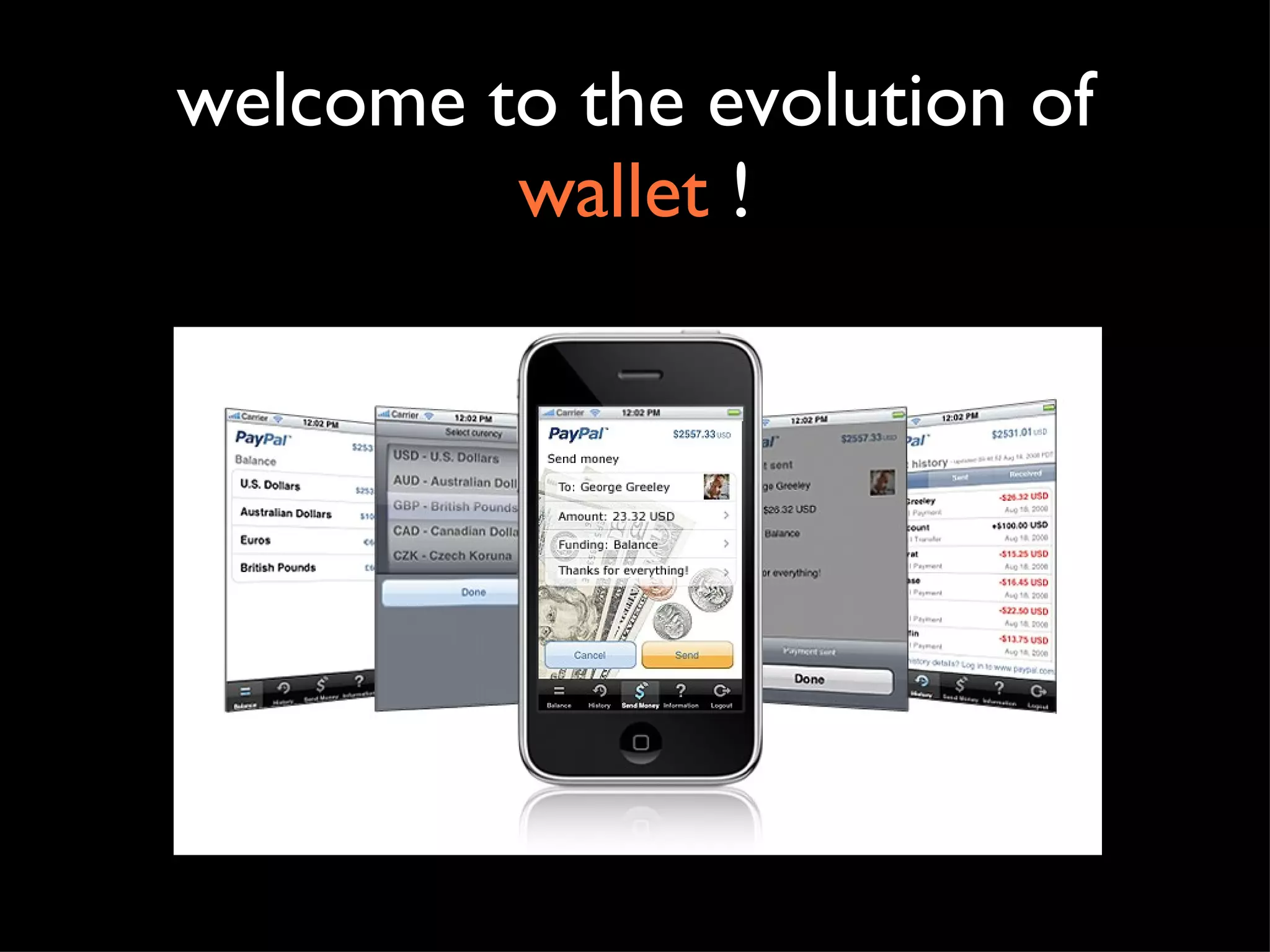 welcome to the evolution of wallet !