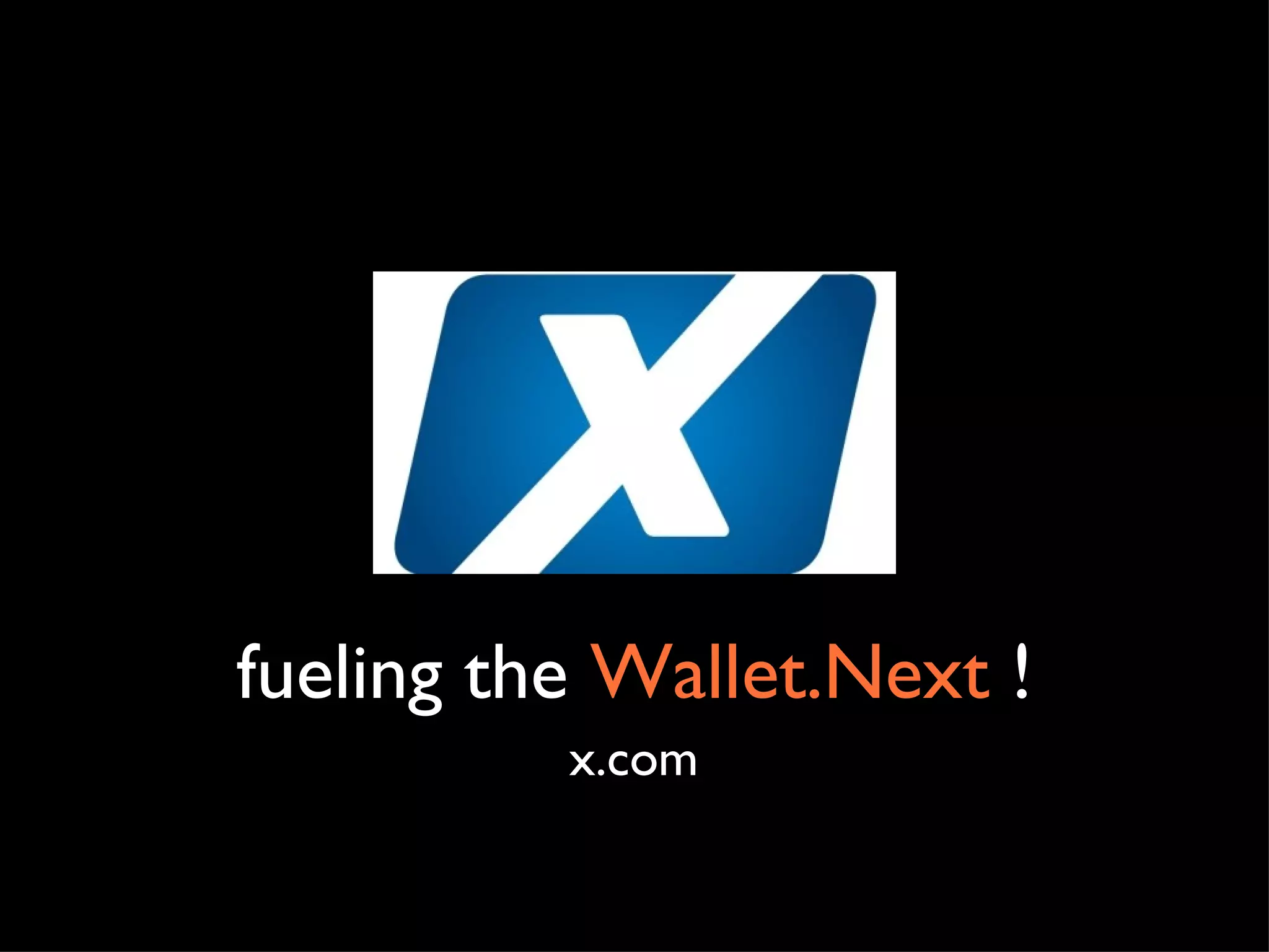fueling the Wallet.Next ! x.com
