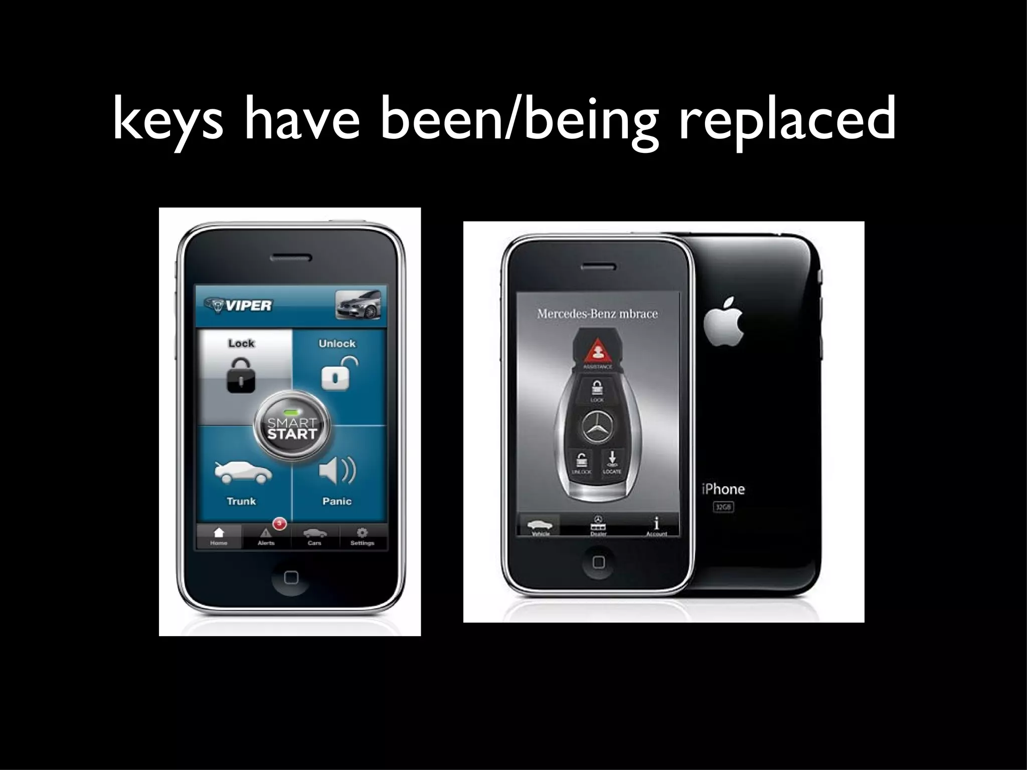 keys have been/being replaced