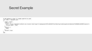 Secret Example
 