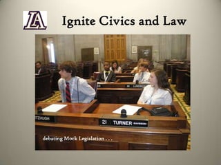 Ignite Civics and Law

debating Mock Legislation . . .

 
