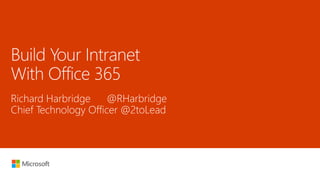 Build Your Intranet With Office 365