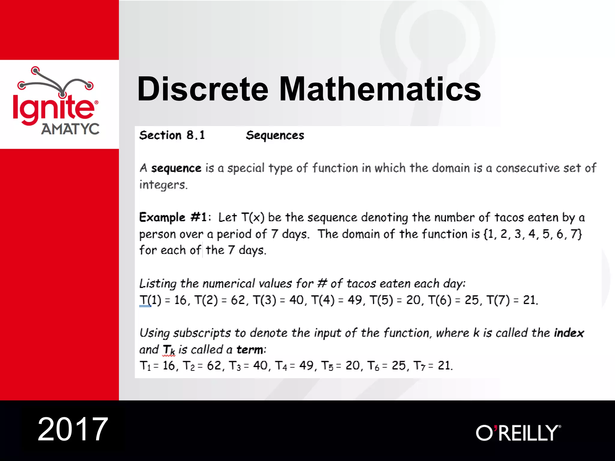 Discrete Mathematics
2017
 