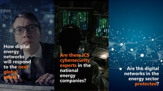 A falta de segurança no
setor elétrico pode se
transformar em um
desastre!
How digital
energy
networks
will respond
to the next
global
attack?
Are there ICS
cybersecurity
experts in the
national
energy
companies?
Are the digital
networks in the
energy sector
protected?
 