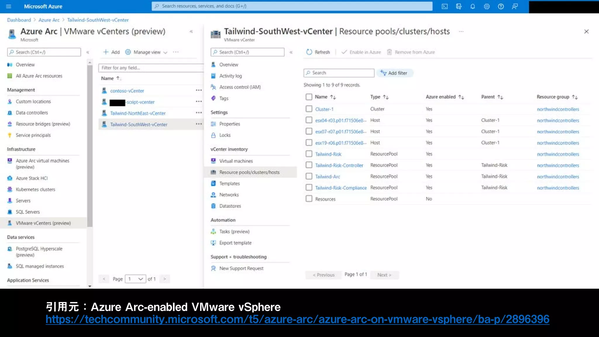 引用元：Azure Arc-enabled VMware vSphere
https://techcommunity.microsoft.com/t5/azure-arc/azure-arc-on-vmware-vsphere/ba-p/2896396
 