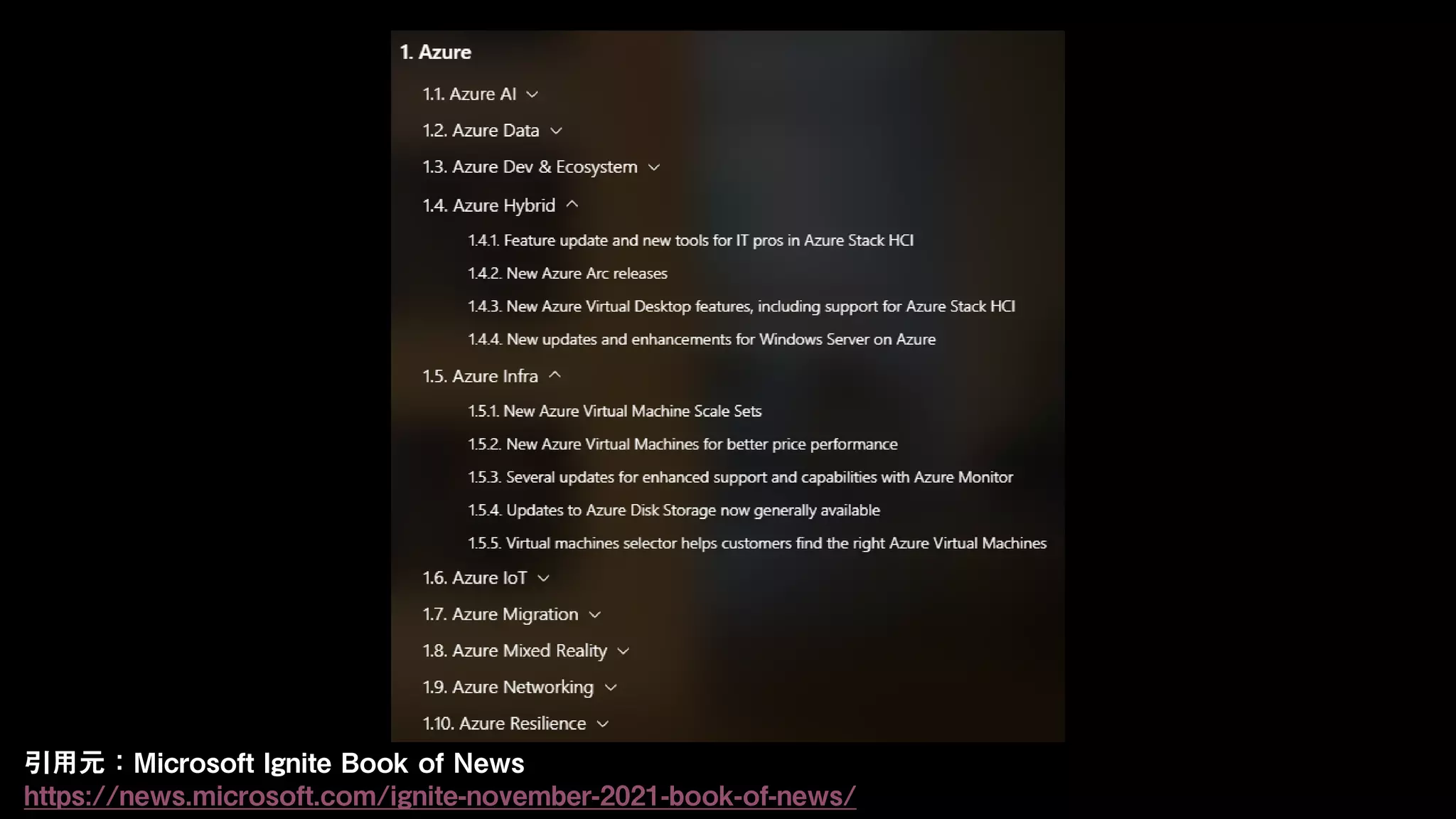 引用元：Microsoft Ignite Book of News
https://news.microsoft.com/ignite-november-2021-book-of-news/
 