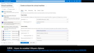 引用元：Azure Arc-enabled VMware vSphere
https://techcommunity.microsoft.com/t5/azure-arc/azure-arc-on-vmware-vsphere/ba-p/2896396
 