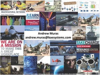 Andrew Muras andrew.muras@baesystems.com 
Non-export controlled. Releasable to non-US persons per INC-DSEA-2014-00055  