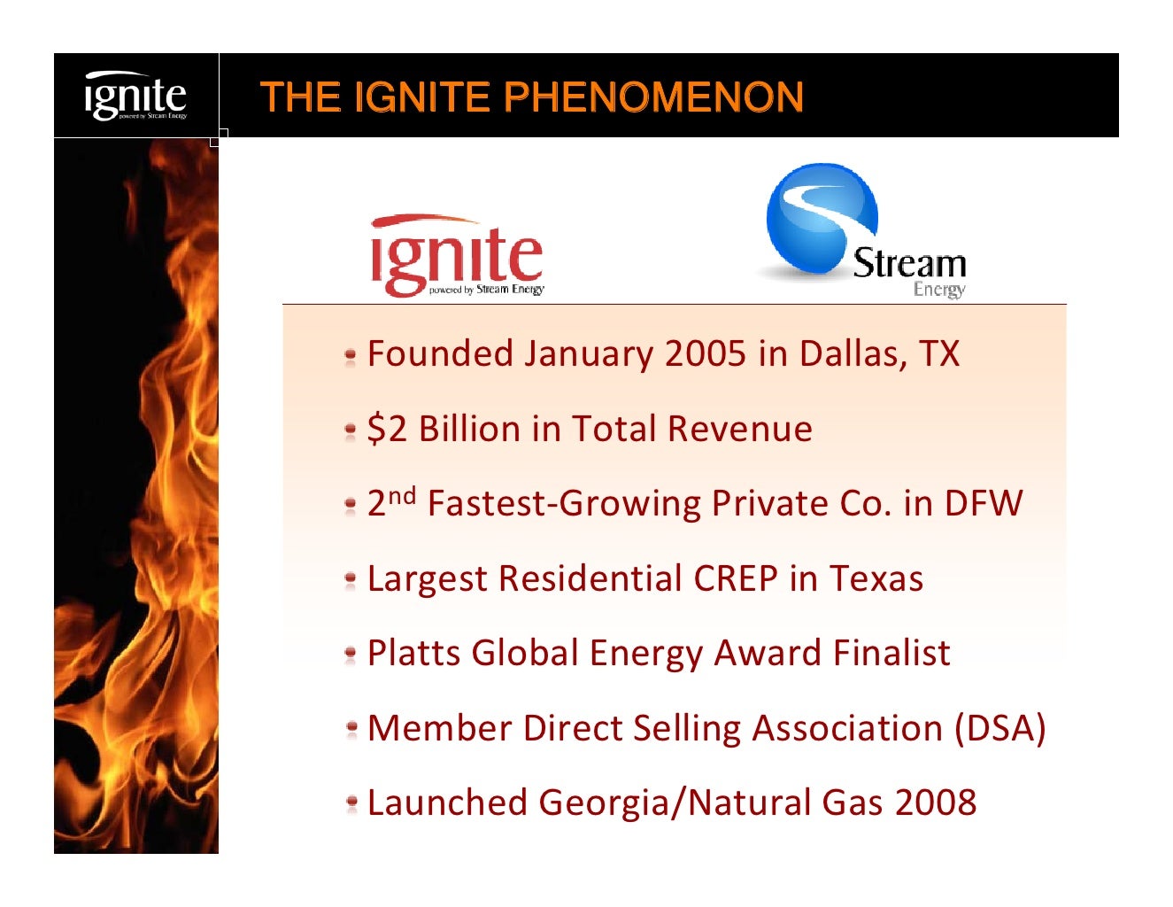 Ignite Business Presentation