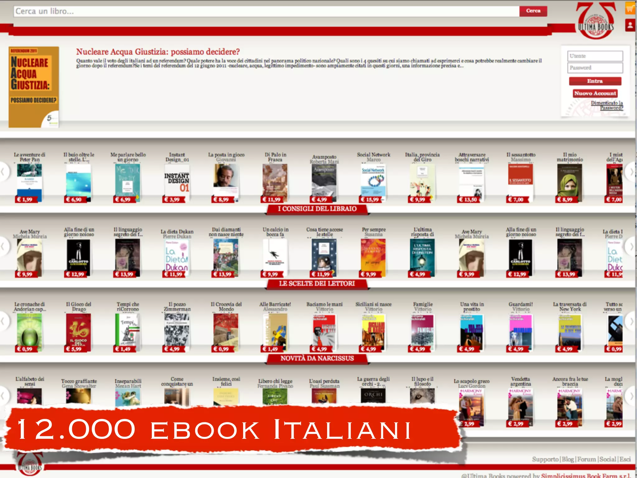 12.000 ebook Italiani
 