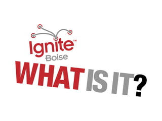 IgniteBoise | 02 Intro