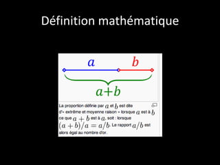 Définition mathématique
 