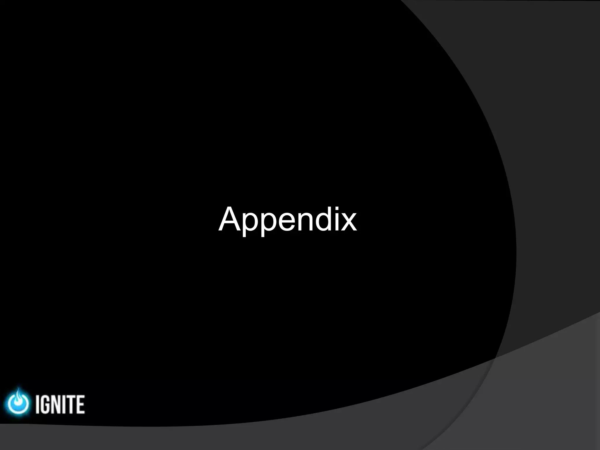 Appendix
 