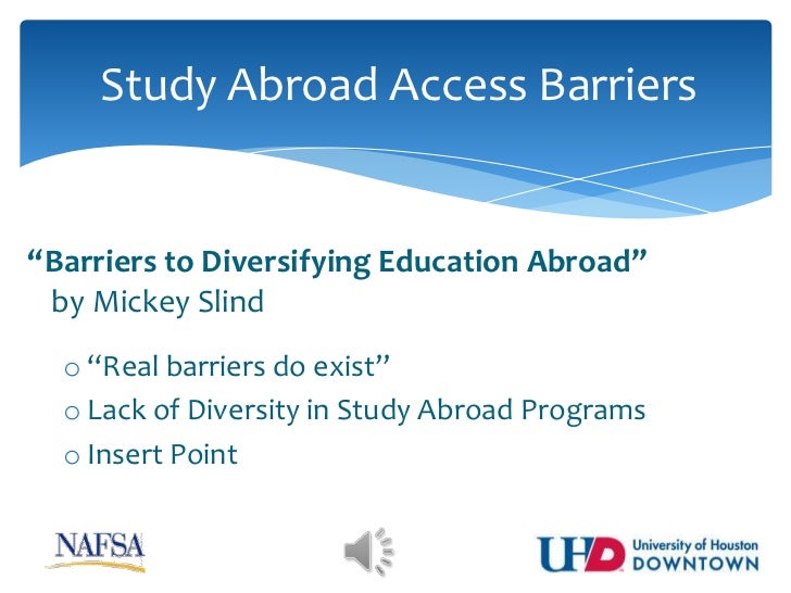 Dissertation study abroad