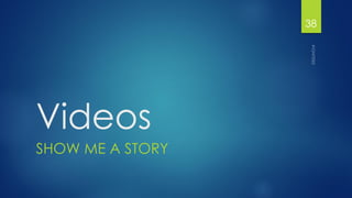 Videos 
SHOW ME A STORY 
38 
 