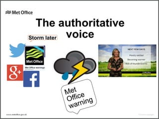 The authoritative
voiceStorm later
 