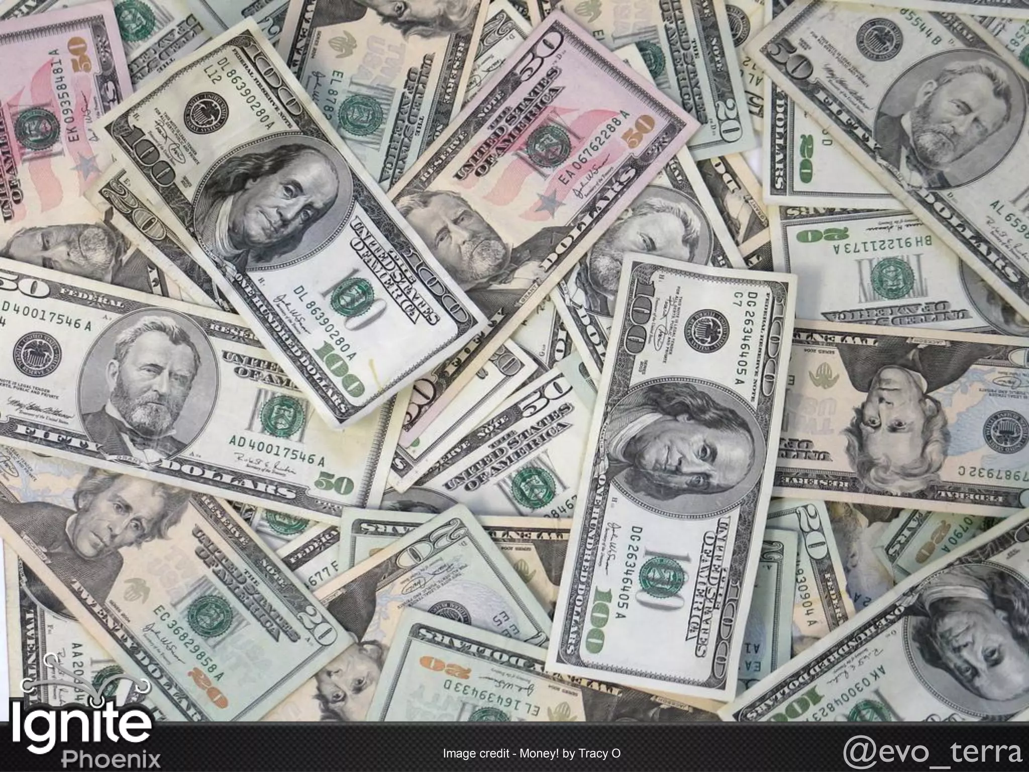 Image credit - Money! by Tracy O   @evo_terra
 