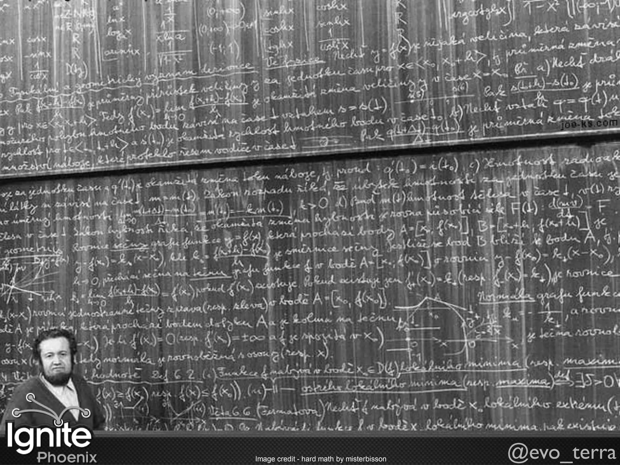 Image credit - hard math by misterbisson   @evo_terra
 