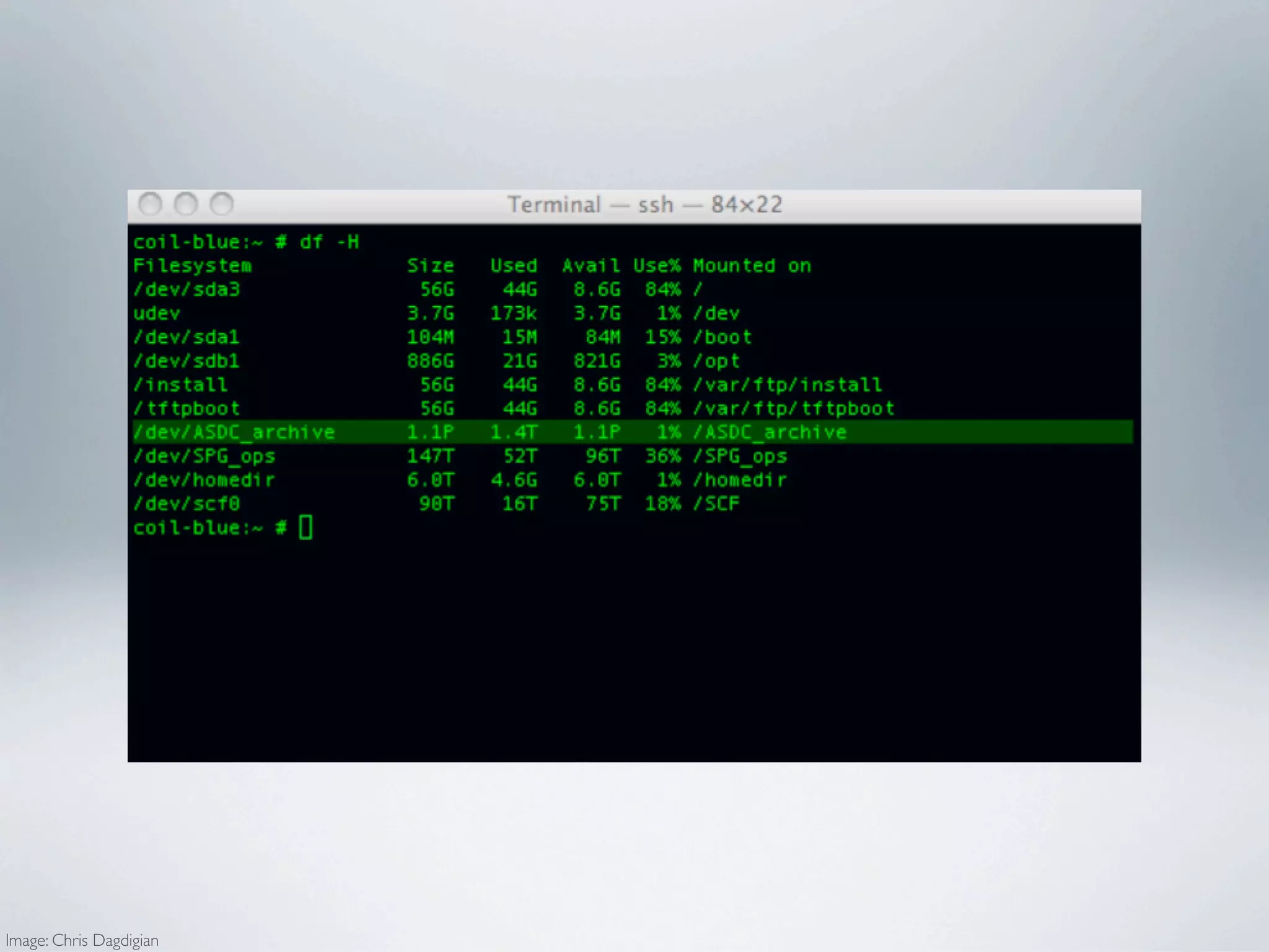 Image: Chris Dagdigian
 