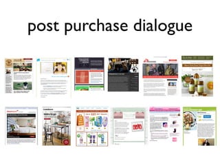 post purchase dialogue
 