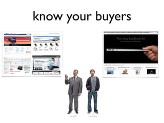 know your buyers
 
