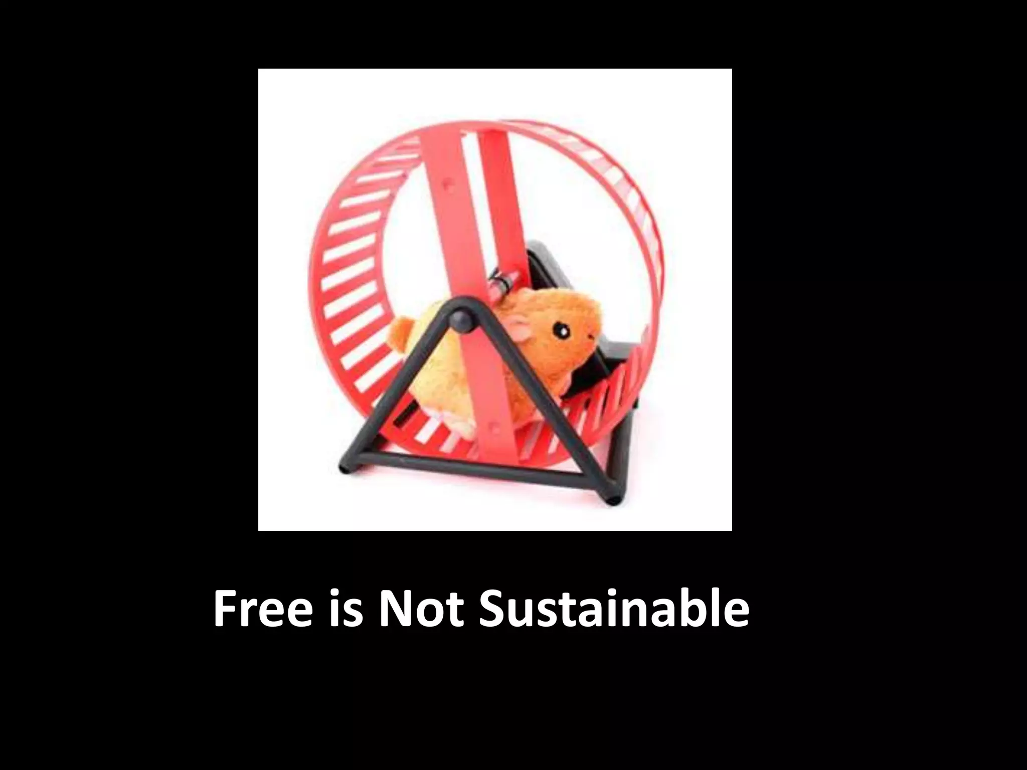 Free is Not Sustainable