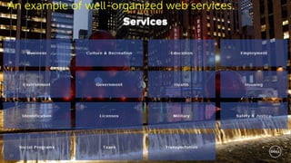 Dell - Restricted - Confidential10
An example of well-organized web services