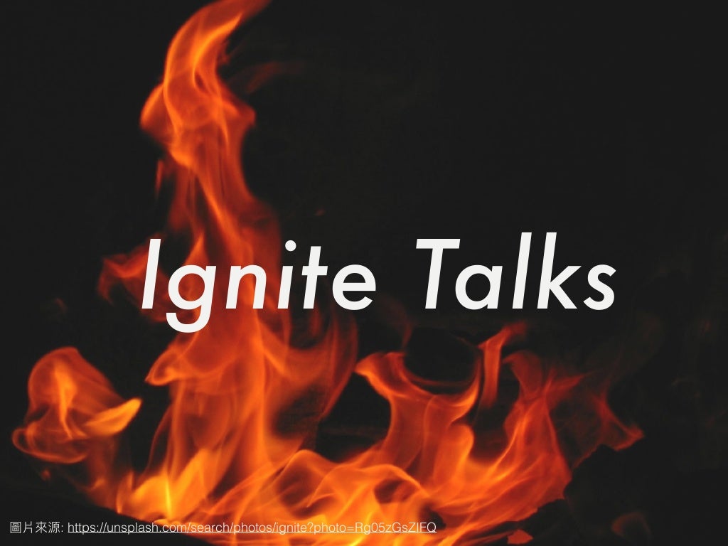 Ignite talks