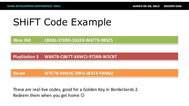 Borderlands 2 Shift Codes Ps3 2013 July 2016